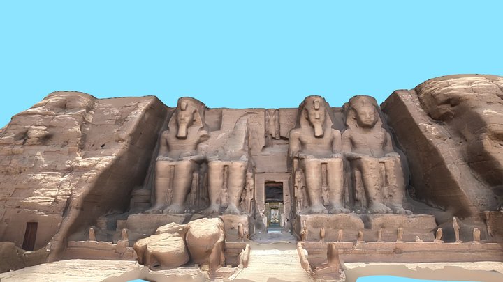 Part 2- Abu Simbel Temples أبو سمبل Aswan, Egypt 3D Model