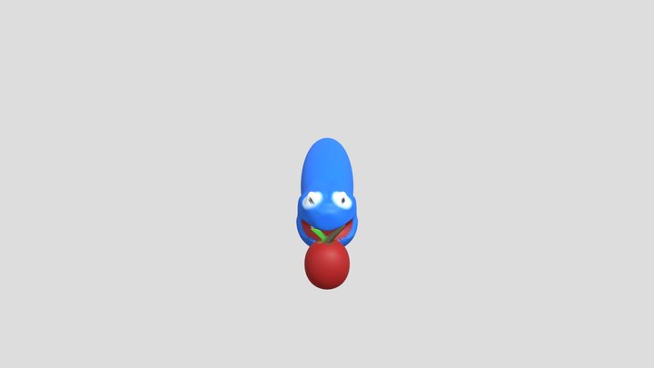 Snake From The Hit Game "Snake" 3D Model