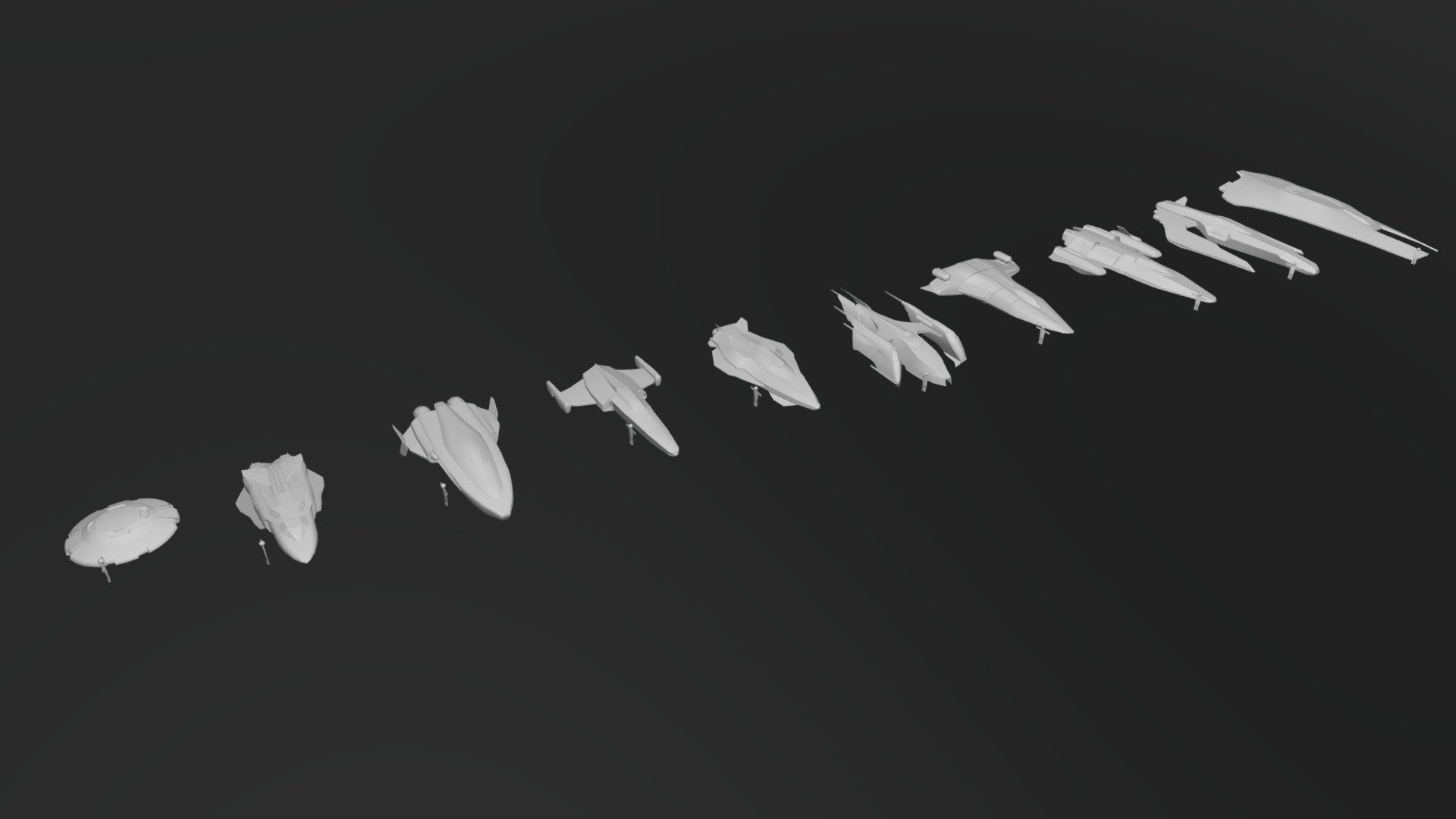 Spaceships — Sketchfab embed 3D viewer