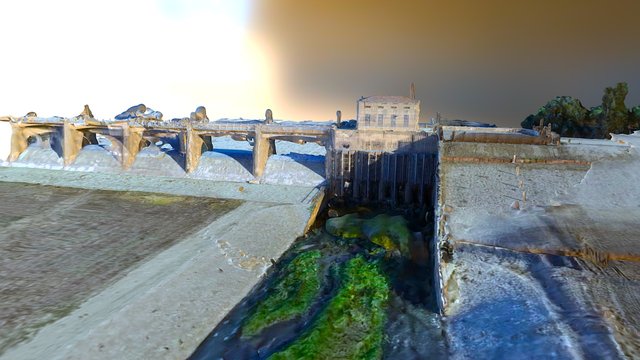 Dam! it's the Sepulveda Dam! in 3D 3D Model