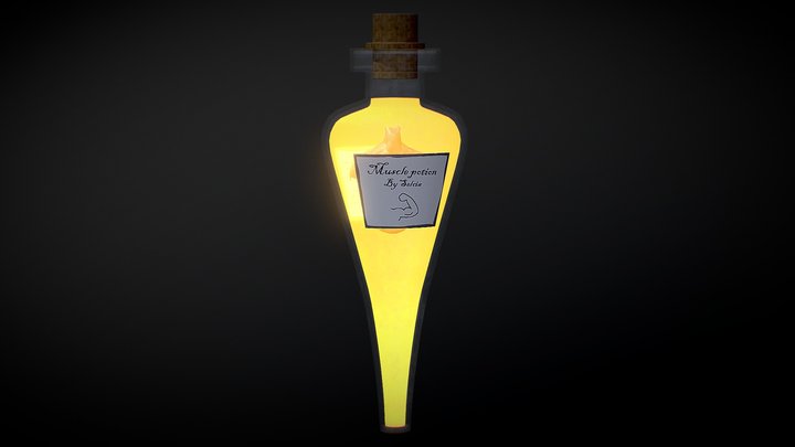 Muscular Potion 3D Model