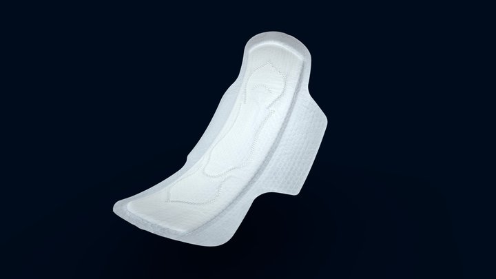 Sanitary Pad 3D Model