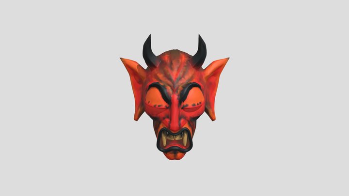 JR CEREMONIAL MASK 3D Model