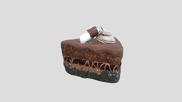 Chocolate Delight Render 3D Model