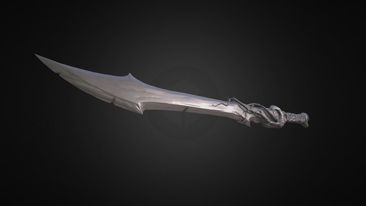 Sword of Roots 3D Model