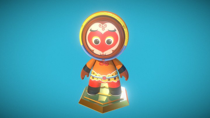 Monkey king-kong 3D Model