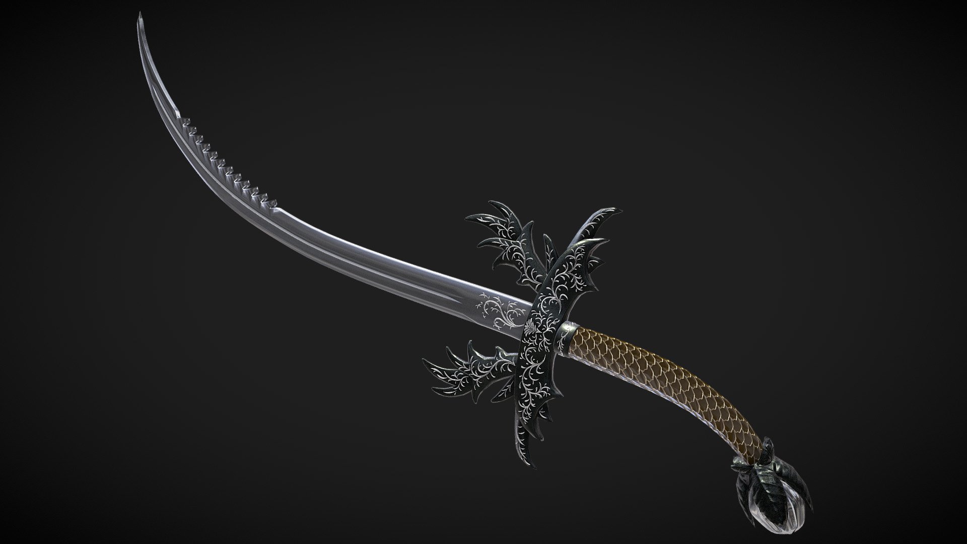 Fantasy sword - Download Free 3D model by AEN (@aenikl) [69de29d]