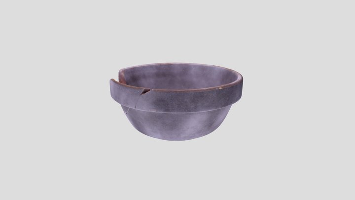 Lincoln Pottery Works Bowl 25LC86 #361 3D Model