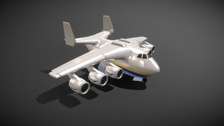 Airplane An-225 3D Model