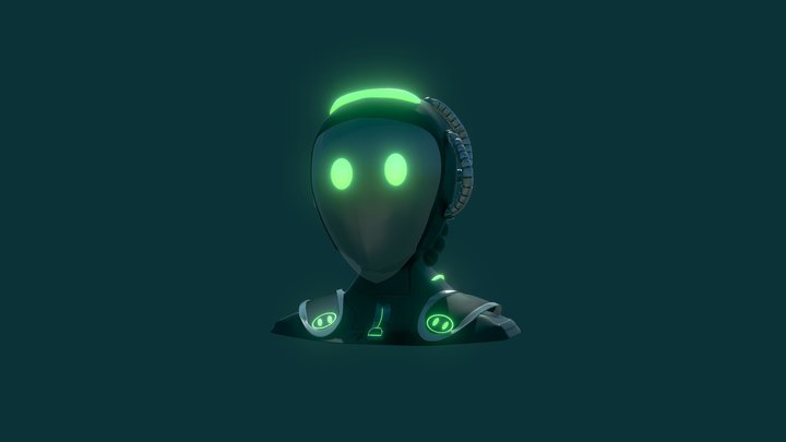 Elvie The Data Bot 3D Model