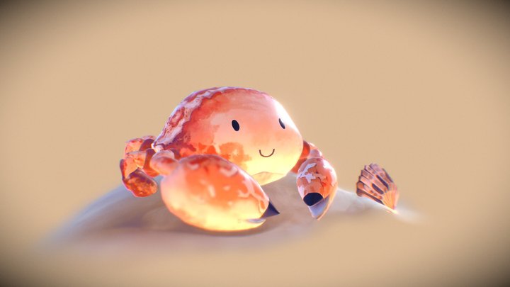 Little Crab 3D Model