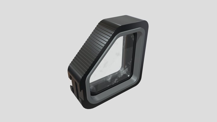 Hardsurface-Window Sci-Fi 3D Model