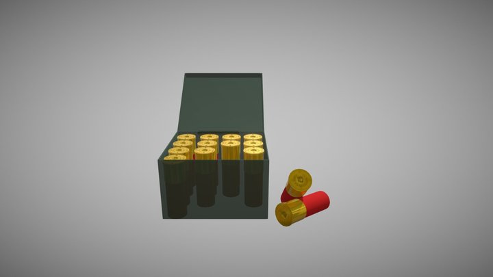 Shotgun Shellbox 3D Model