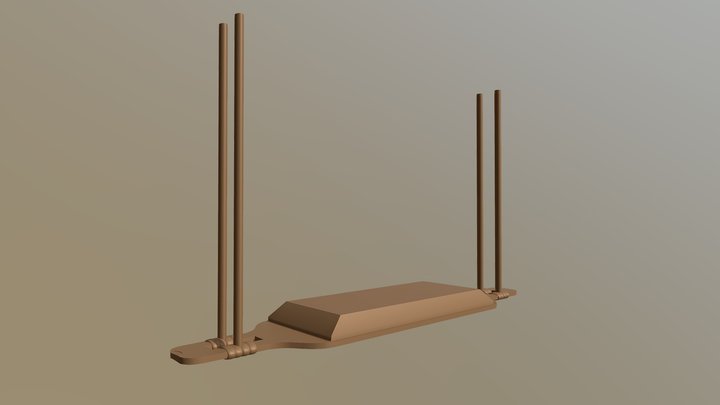 Silla longboard 3D Model