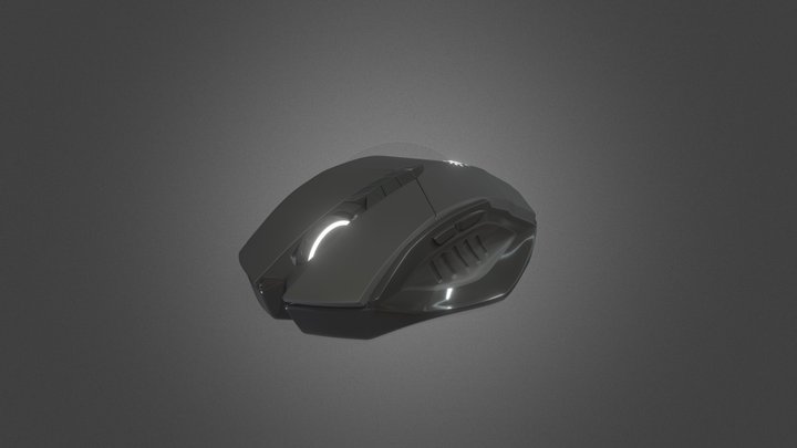 Computer mouse A4Tech bloody V7 3D Model