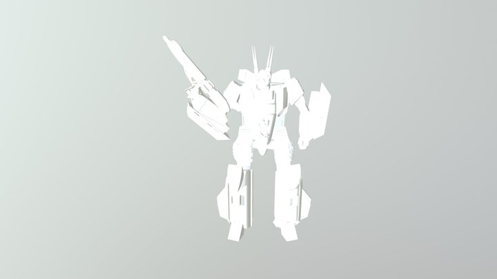 Gundam  Super Valkyrie 3D Model