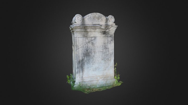 Ara sepolcrale di L. Cantinius Maximus 3D Model