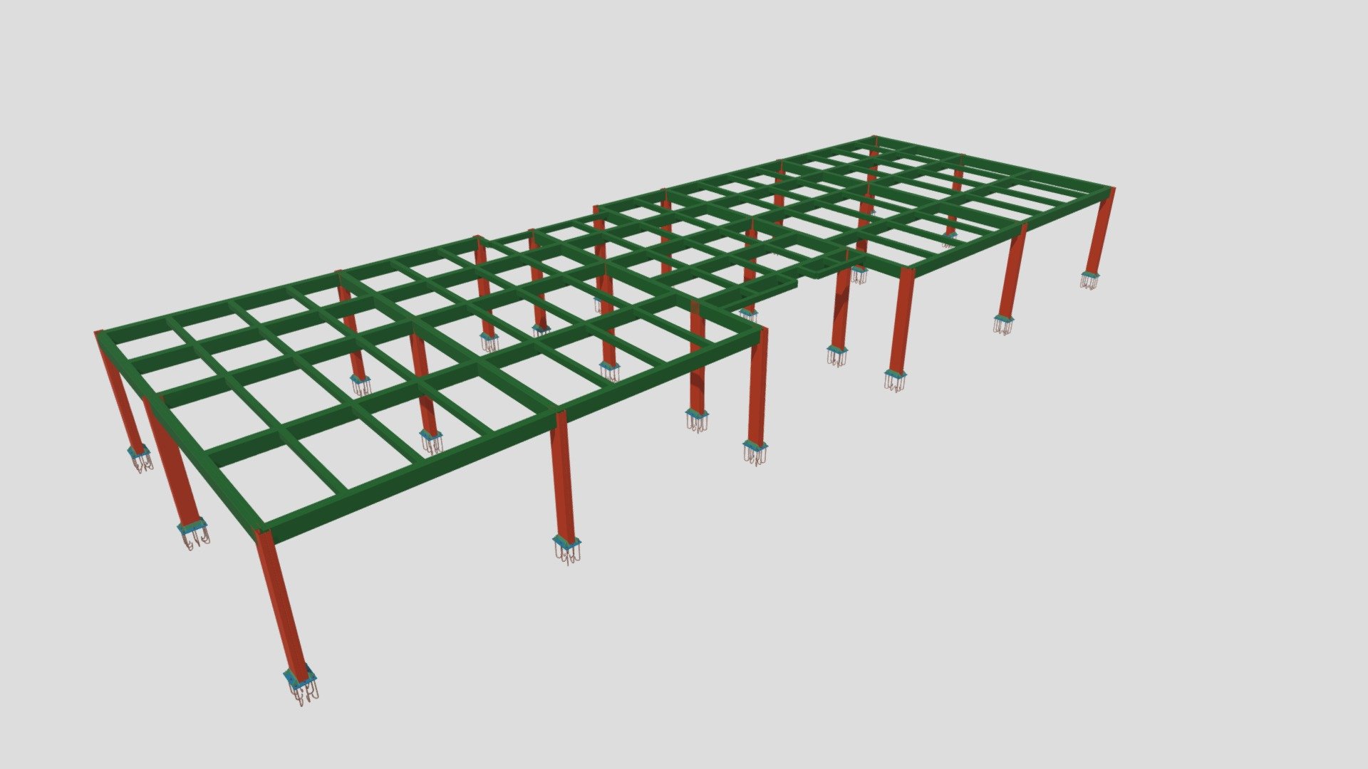 3d Estrutural Mezanino