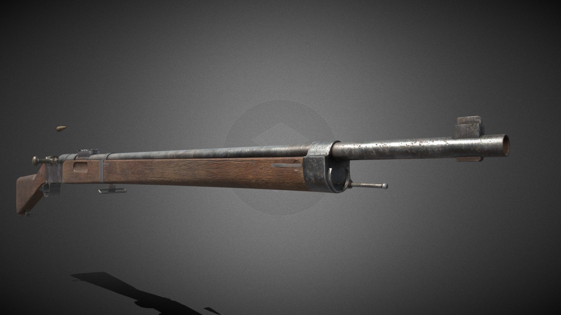 Lebel Model 1886 Rifle - 3D model by Blockster_9 [69e65f8] - Sketchfab