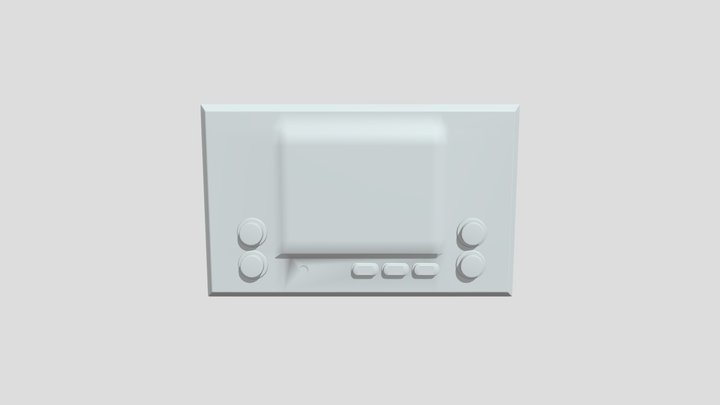 Blank Model For Game And Watch 3D Model