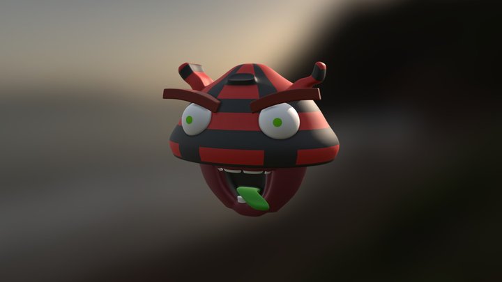Weird Mushroom Monster 3D Model