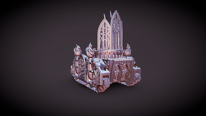 Organ Tank Preview. 3D Model
