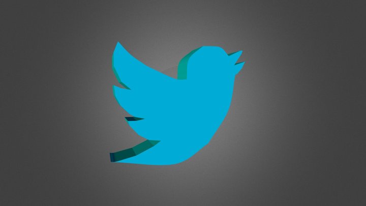 logo twitter 3D Model