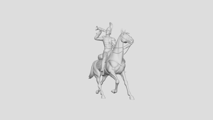 Staff Trumpeter of the Moscow Dragoon Regiment – Kostenloses 3D-Modell STL