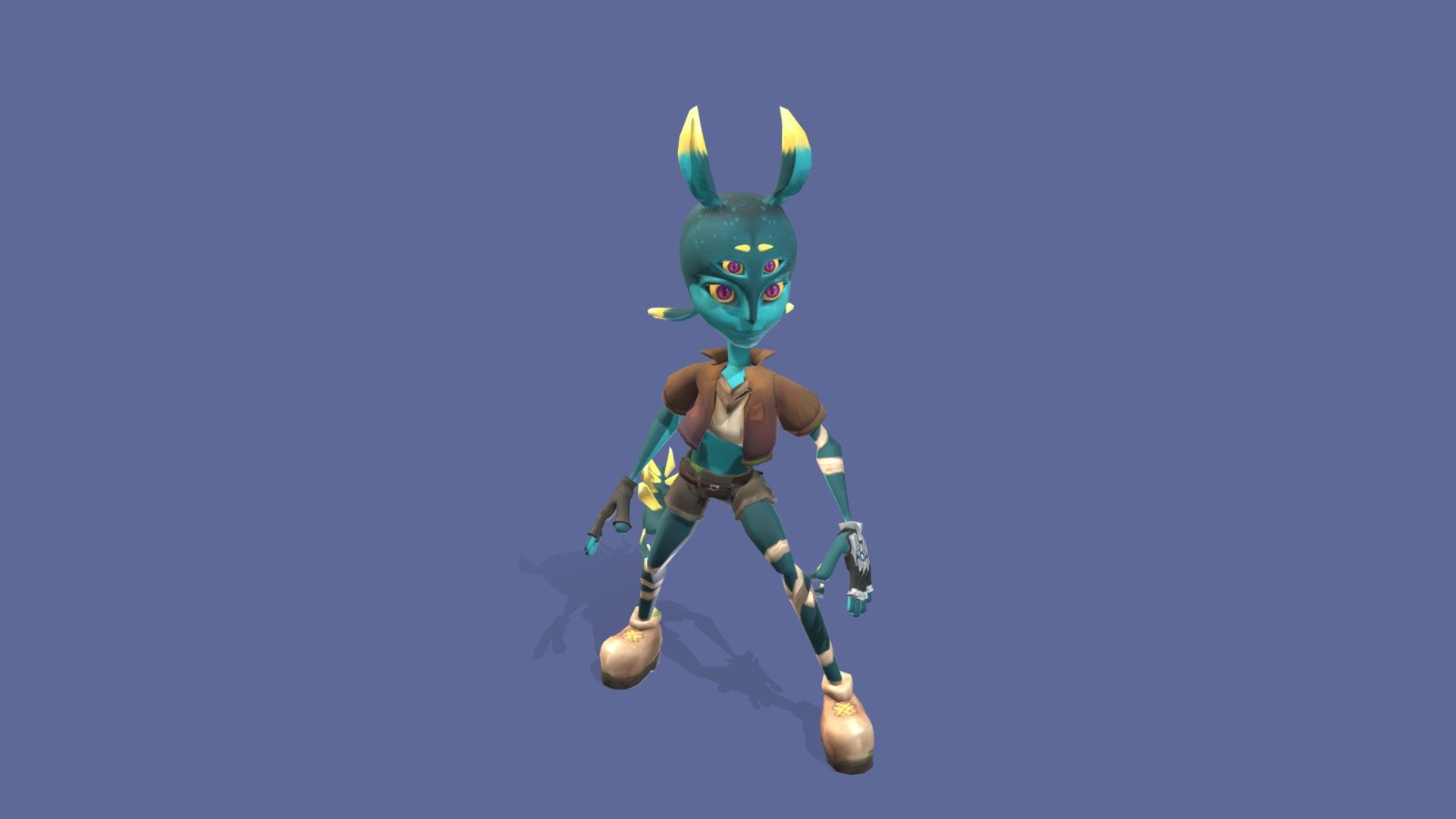 alien model - 3D model by Royeliel [69eabb3] - Sketchfab