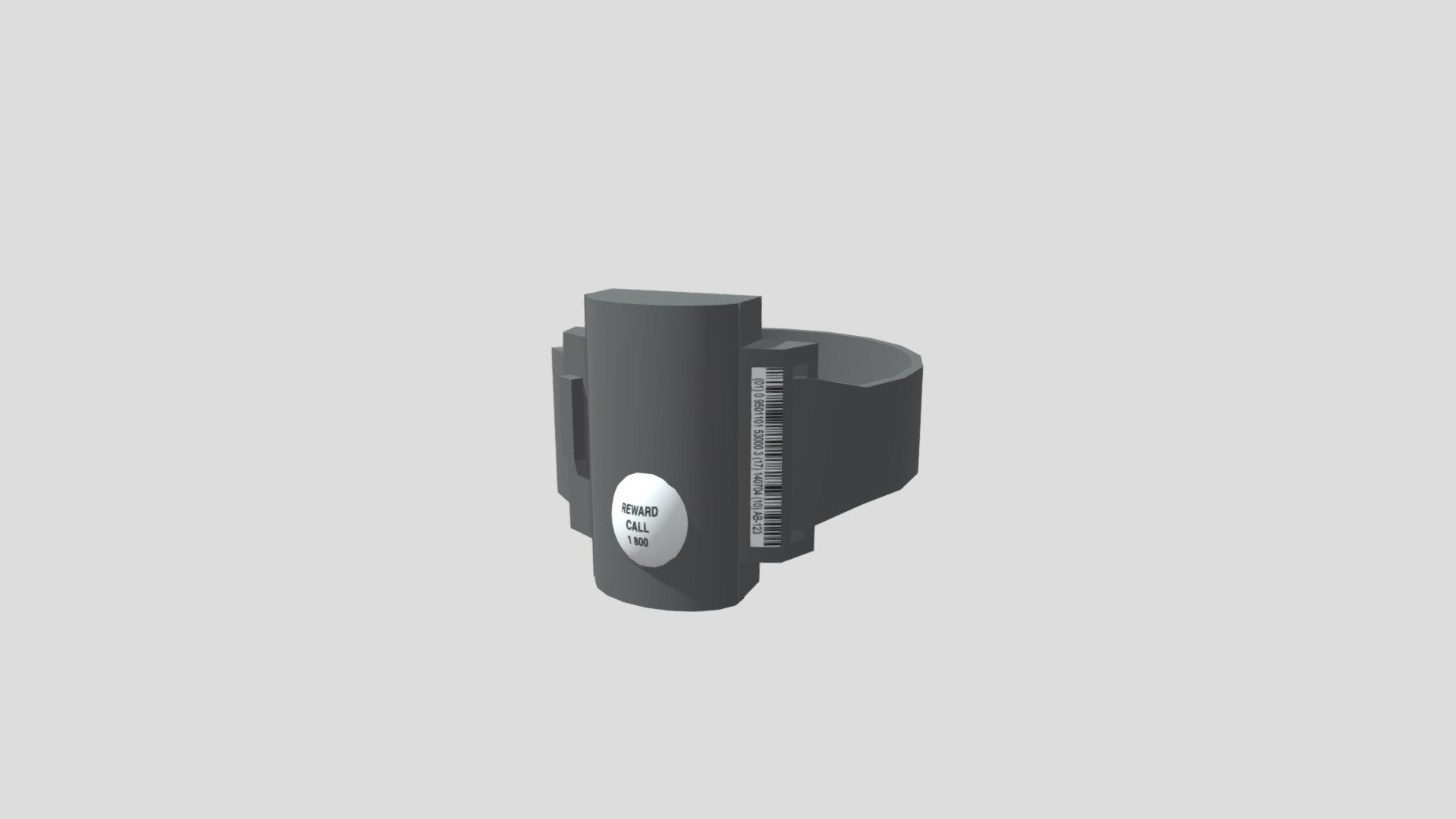 ankle monitor 3D model by andyace3d [69eb1f8] Sketchfab