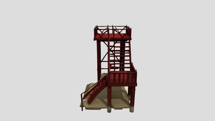 สระเกษตรสนาน 3D Model