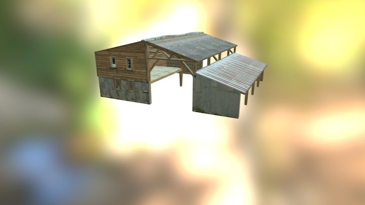 Barn Base 3D Model