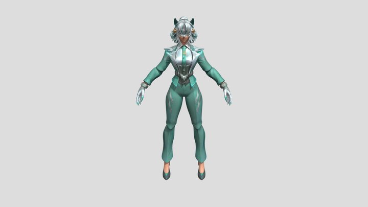 White Fox (Marvel Rivals) 3D Model