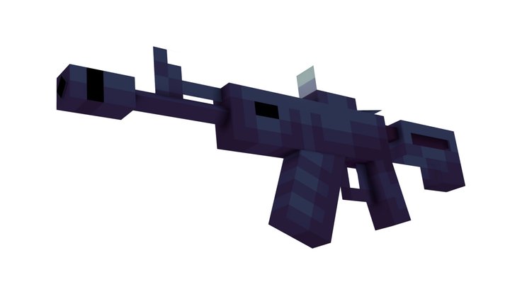 Low Poly AK-12 3D Model
