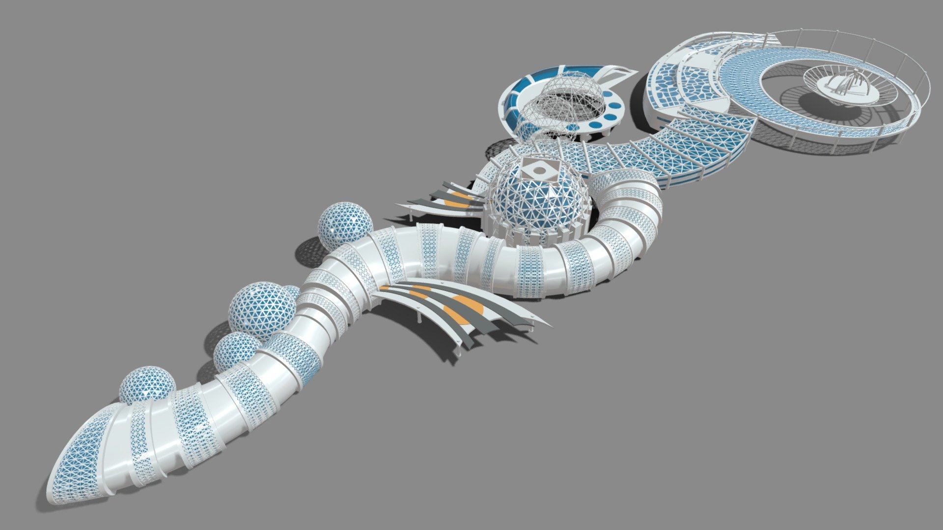 0094 - Organic Building — Sketchfab embed 3D viewer