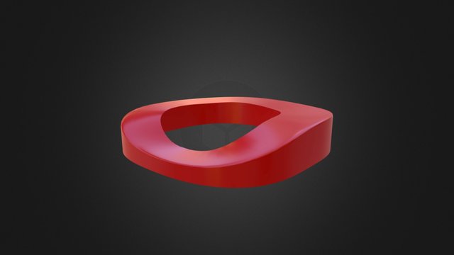 AVIVA Stadium Volume with Superellipses 3D Model