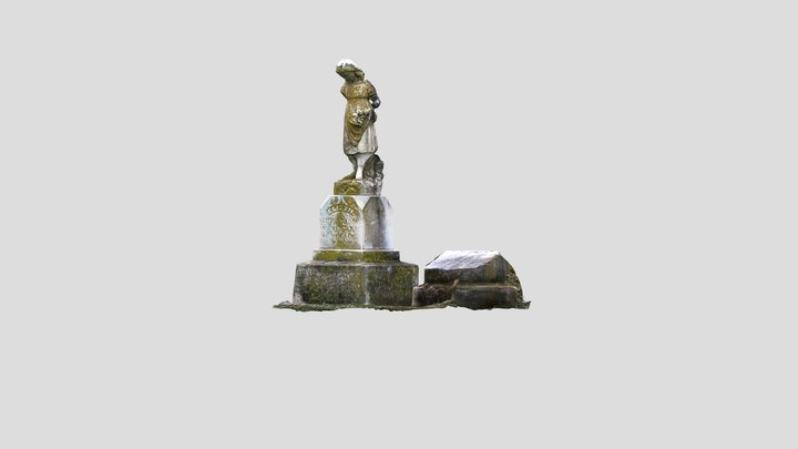 cemetery angel 3D Model