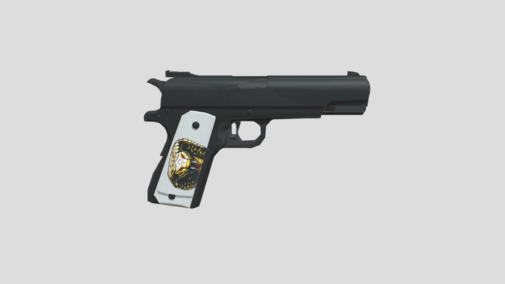Cobra Colt Gold Cup National Match 3D Model