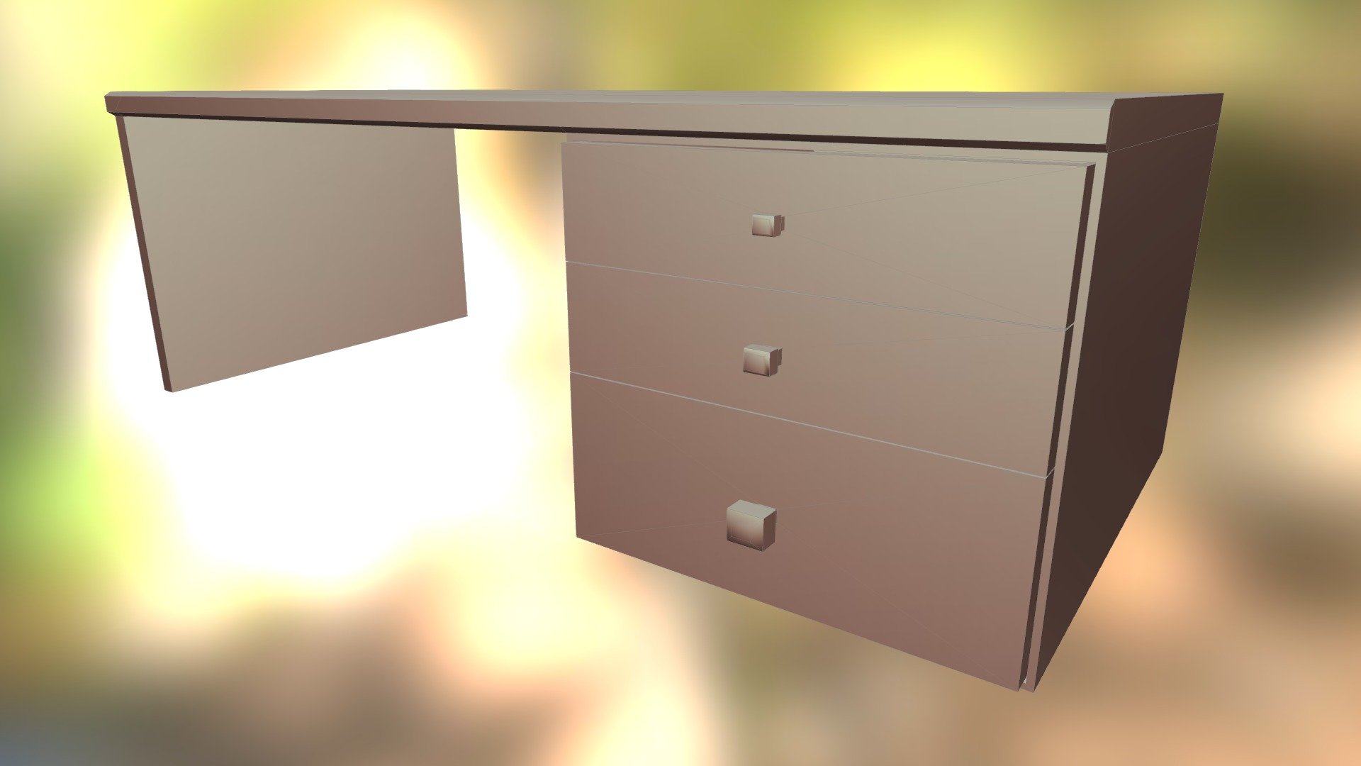 Desk Solo — Sketchfab embed 3D viewer