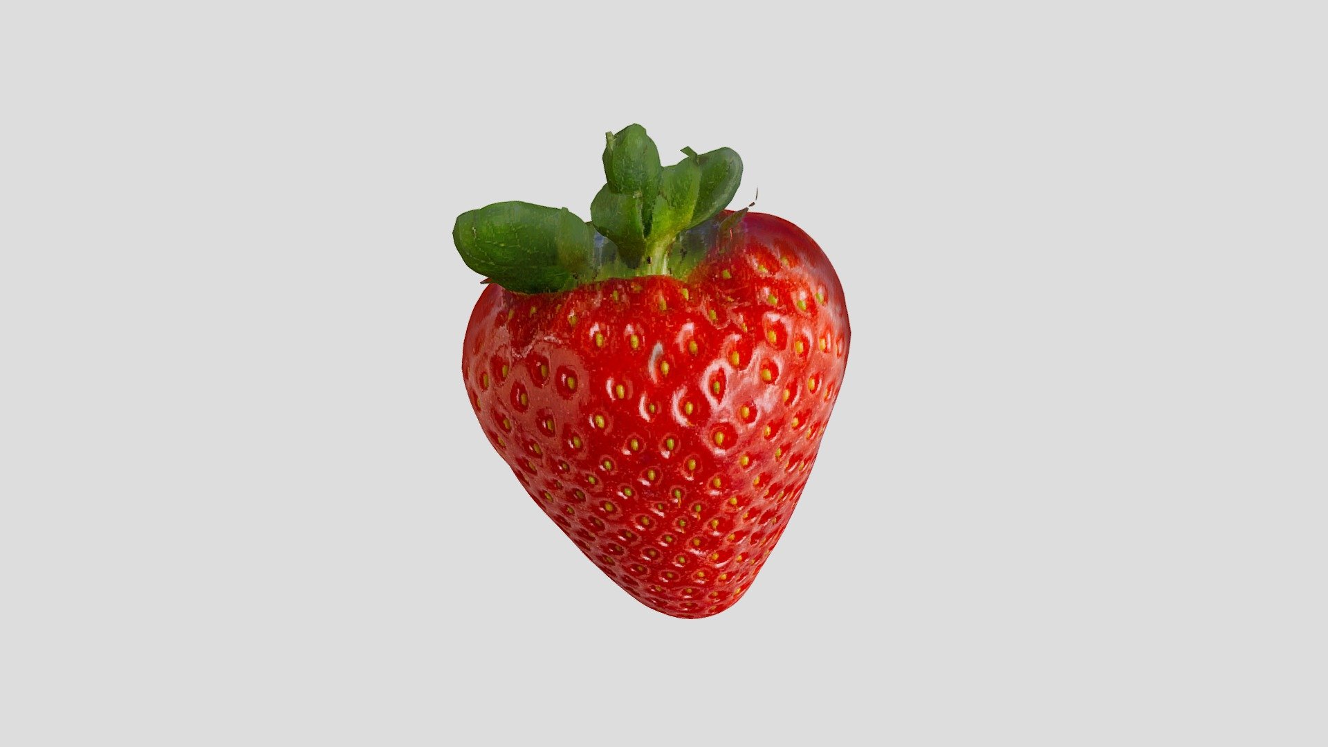 3D file number 1 with strawberry・3D print object to download・Cults