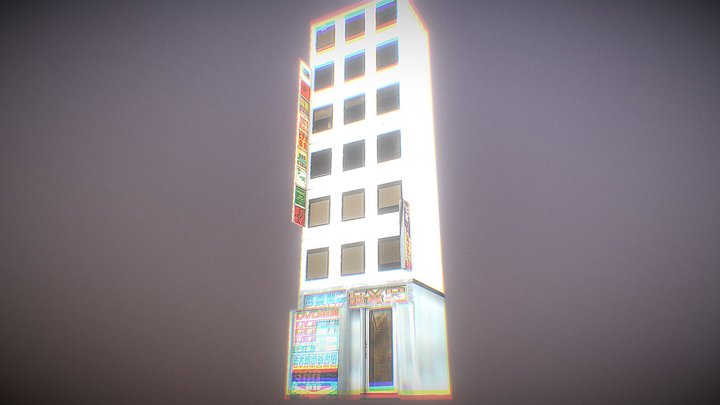 Japanese DVD Store 3D Model