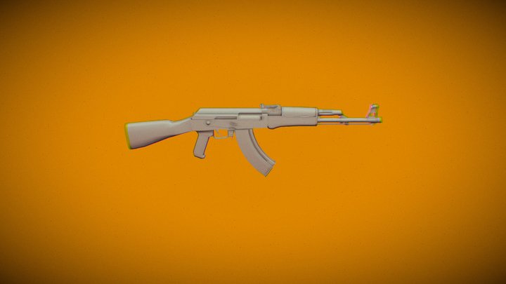 AK47 3D Model