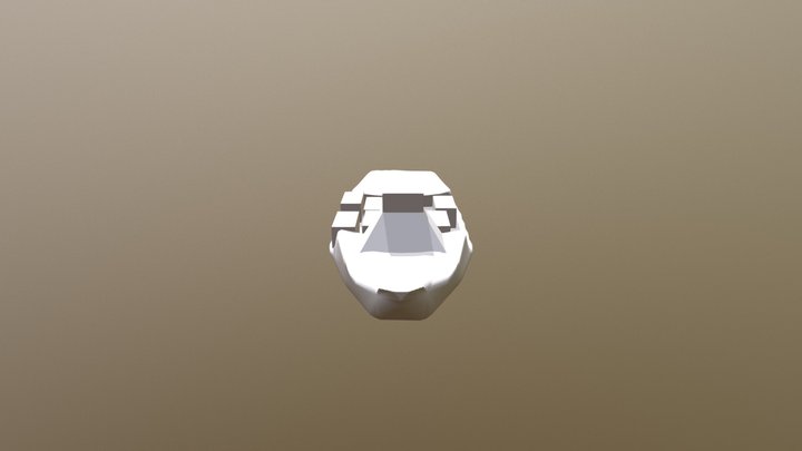 Barge 3D Model