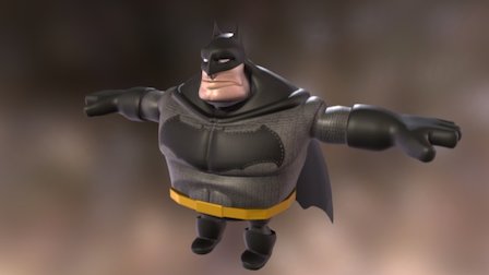 Batman Cartoon 3D Model