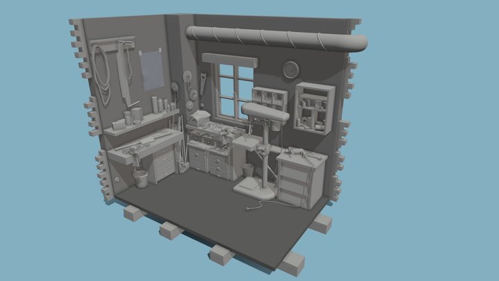 Workshop_v2 3D Model