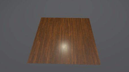 Procedural Hardwood Floor 3D Model