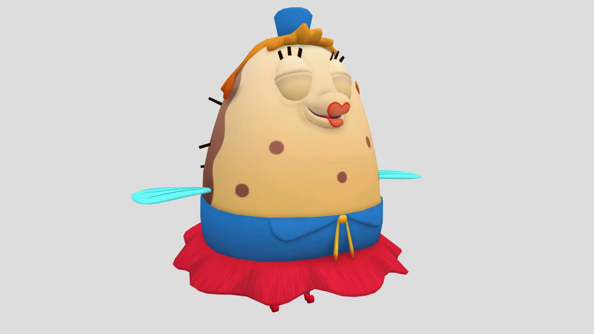 Bfbbr-Mrs Puff - 3D model by Sajin Mickey Firey fan 1342 from Cheryl ...