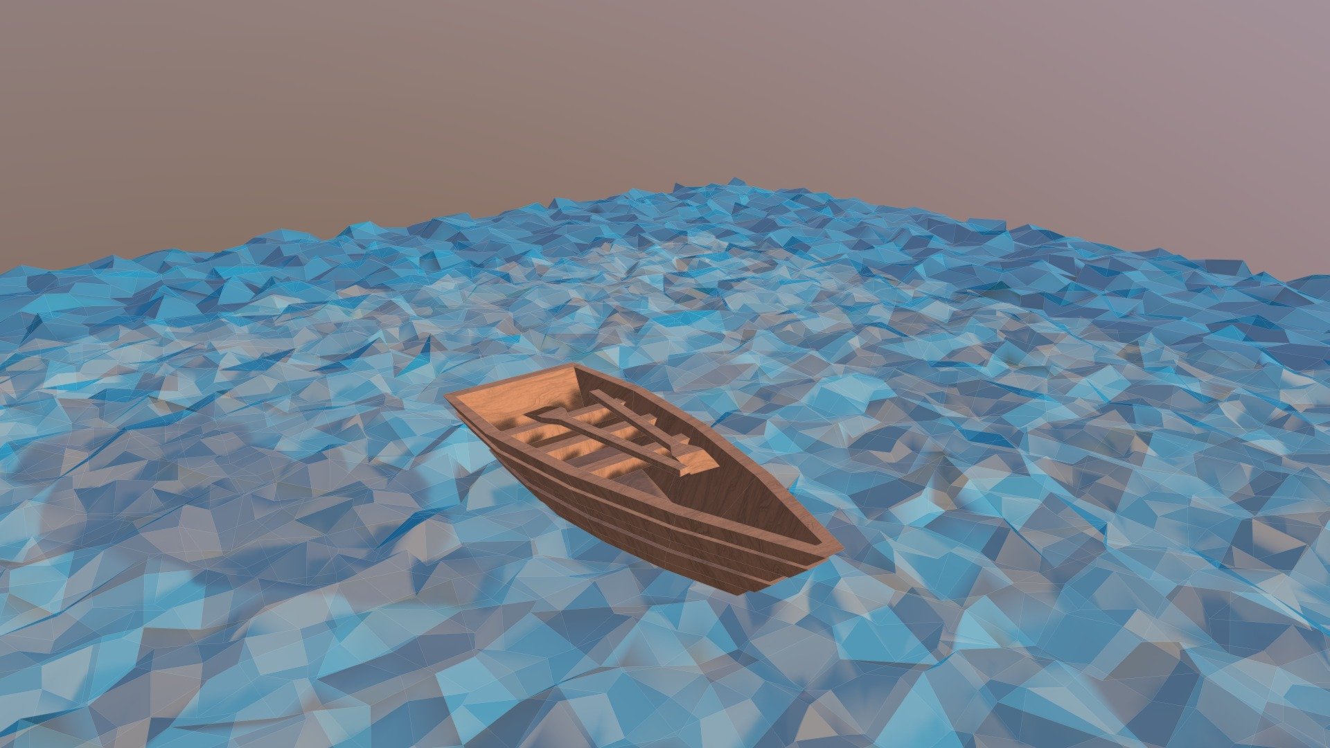 Boat in water — Sketchfab embed 3D viewer