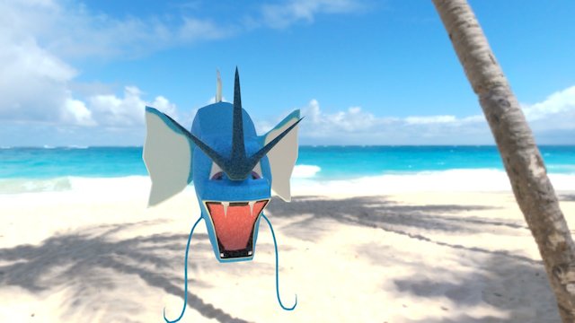 Gyarados pokemon 3D Model