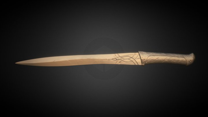 Crysknife from Dune - Frank Herbert 3D Model